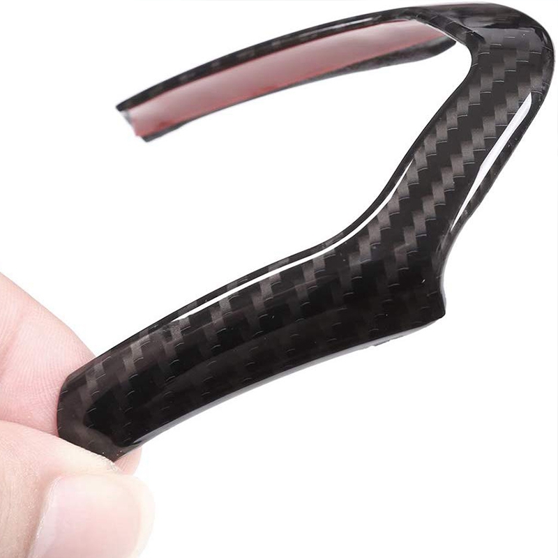 Auto Lenkrad Dekoration Rahmen Zubehör Abdeckung trimmen Kohlenstoff Faser Stil für BMW F20 F22 F21 F30 F32 X5 F15 x6 F16 M-Sport