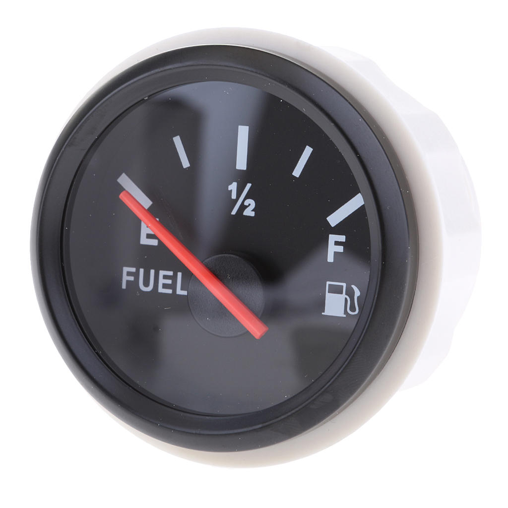 2&quot; 52mm Car Fuel Level Gauge LED Gasoline Level Oil Gauge 9-32V For Auto Camper Boat Truck RV IP67 Universal