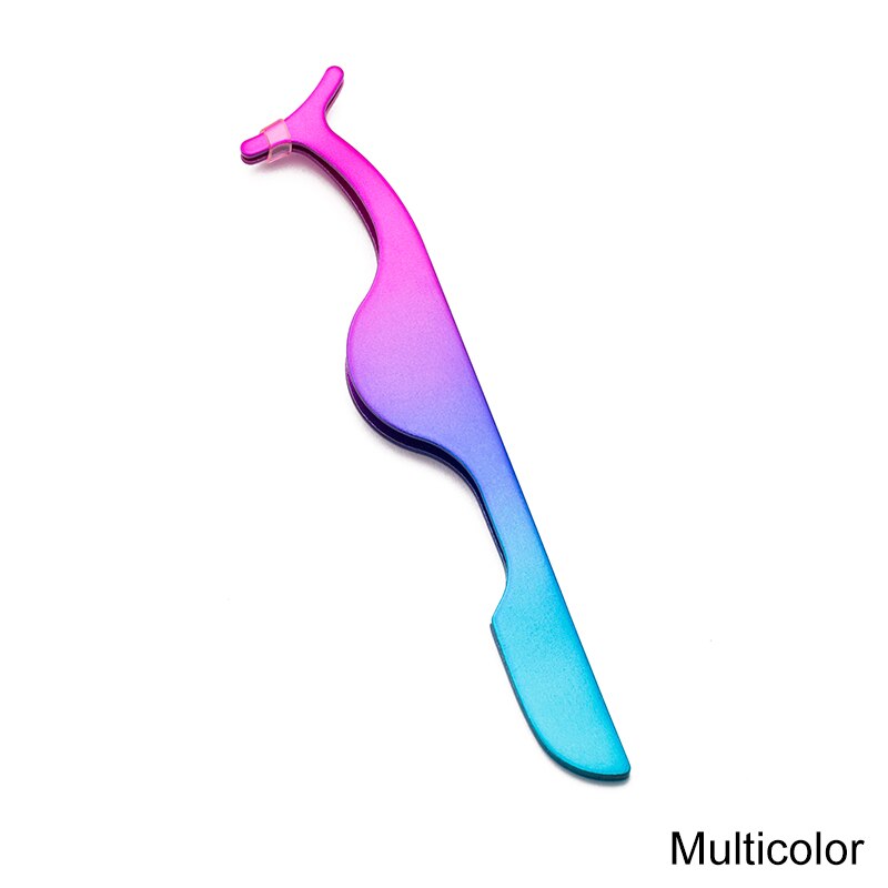 Wimpers Pincet Kleur Wimpers Curler Makeup Tools Lash Curler Nipper Rvs Golden Metal Beauty Cosmetica Instrument: multicolor