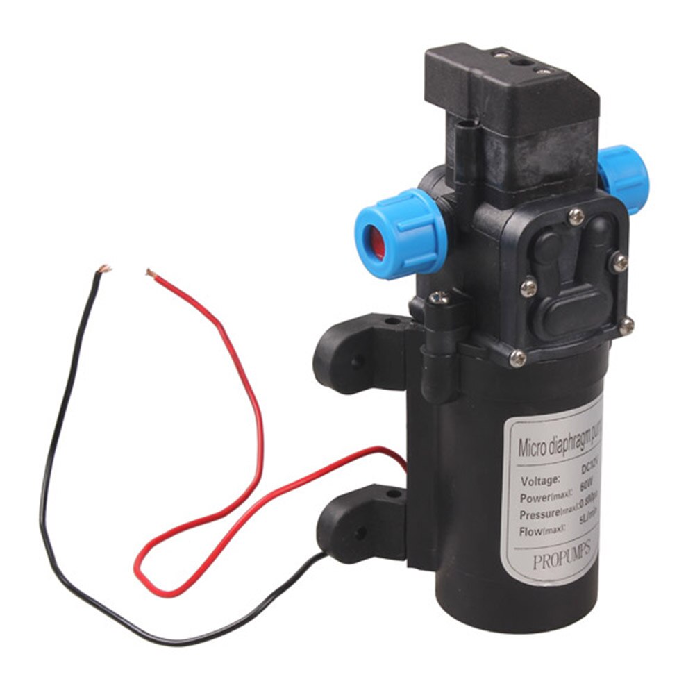 Micro Diaphragm Water Pump DC12V 60W High Pressure Automatic Switch 5L/min Self-priming Boost PumpFor Home Garden Car