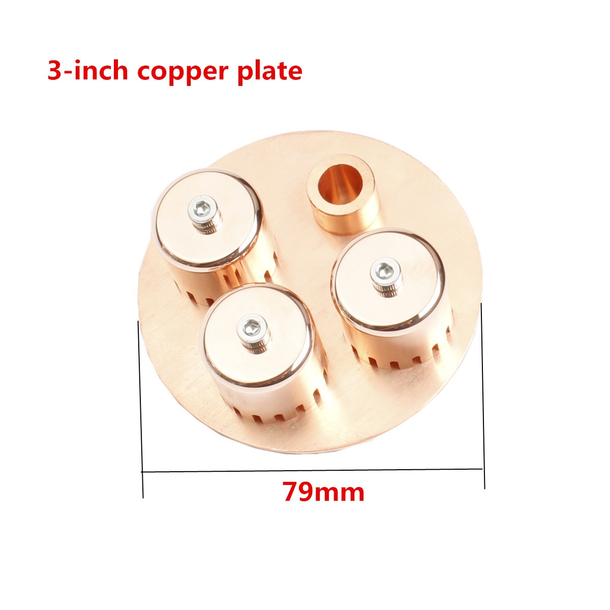 (OD79mm) 99.9% Rosso di Rame piastra bolla per 3 "distillazione colonna. HomeDistillation, Reflusso colonna, chiaro di luna