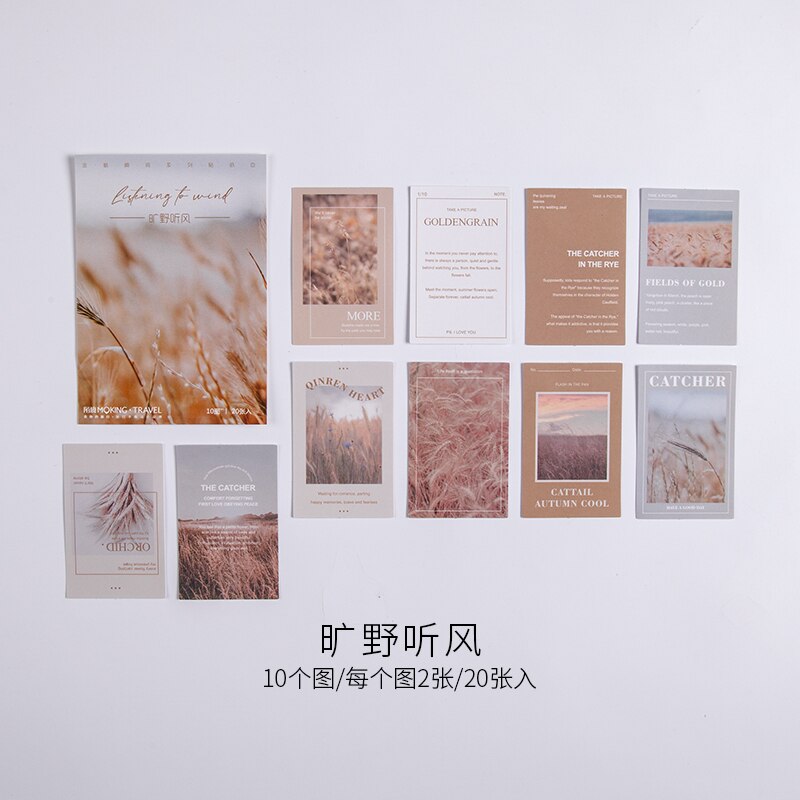 20pcs Diary Stickers aesthetic Decorative Scrapbooking material handmade korea DIY collage material Stationery Sticker: 6