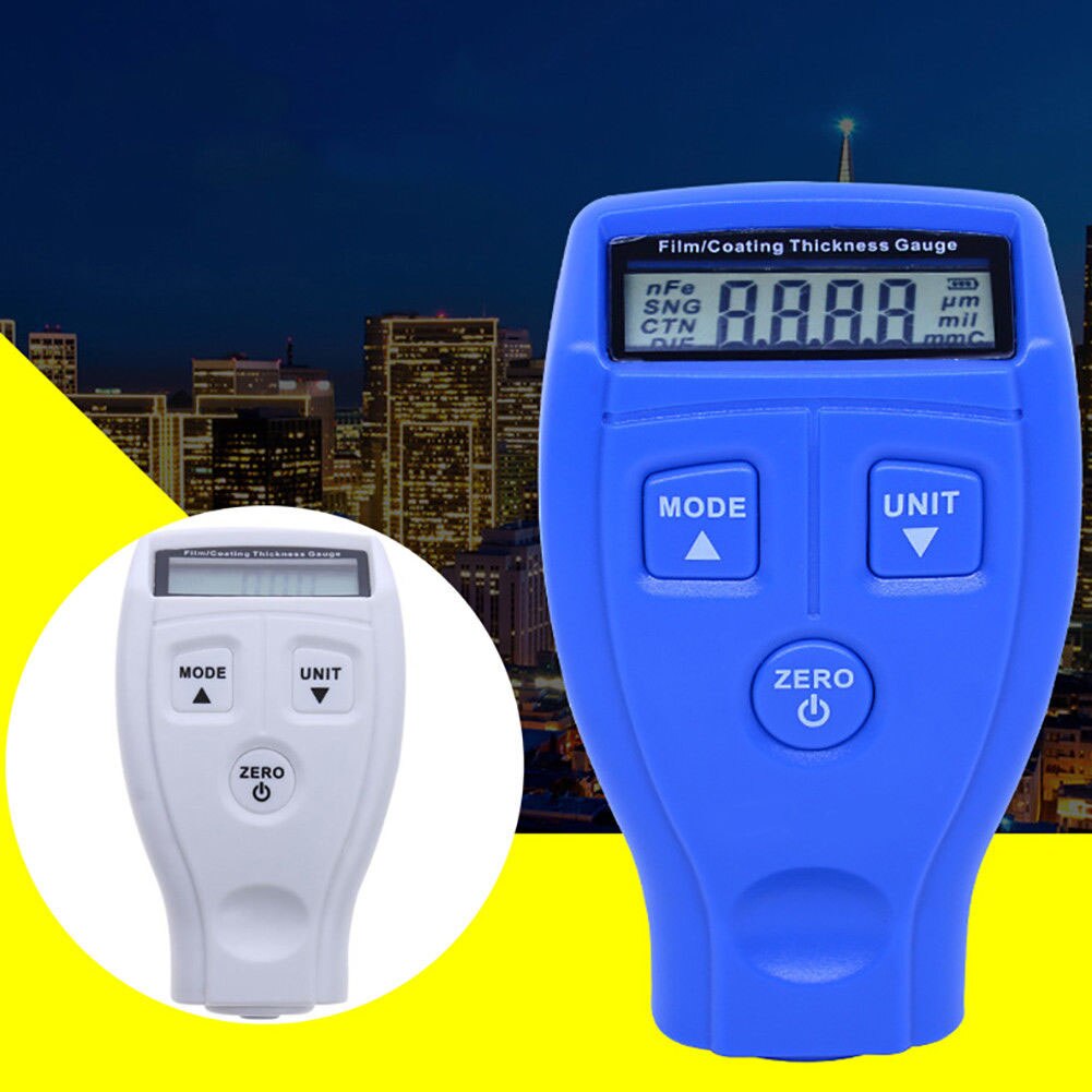 Elektronische Verf Film Draagbare Meter Tester Mini Digitale Diktemeter Coating Meten Coating Autolak Tester