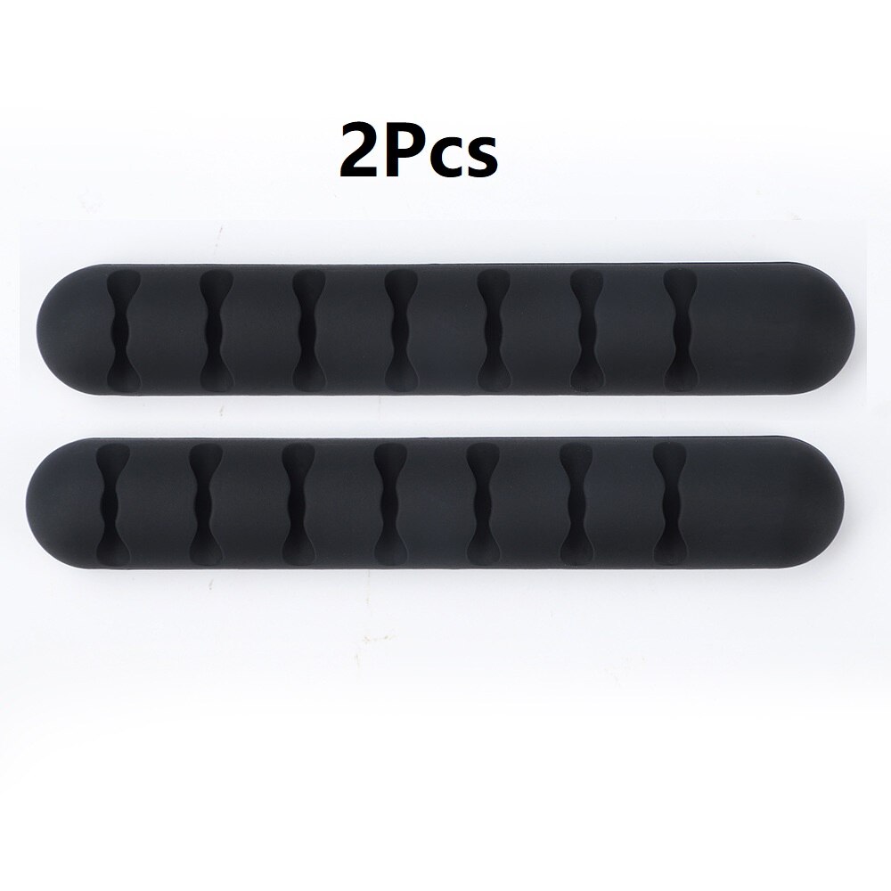 Self Stick Charging Cables USB Cords Cell Phone Chargers Wired Headphones Cable Organizer Car Wire Holder Desktop Cable Clamp: 7 Cards