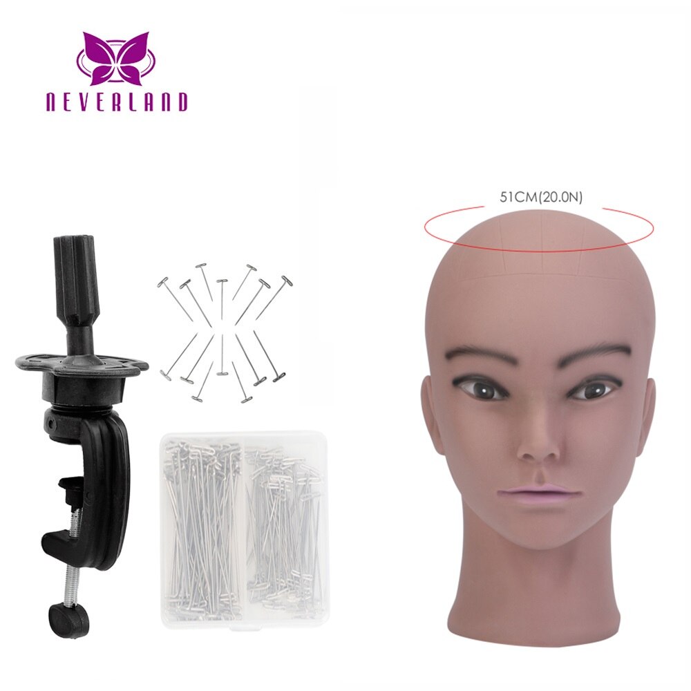 20&quot; Afro Mannequin Head Training Head for Wig Making Hat Display Cosmetology Manikin Head for Makeup Practice with Mini Tripod: 05-C