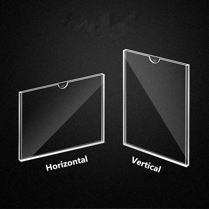 A4 Acrylic Clear Picture Photo Display Frame 8.5x11 inches Poster Frames Plastic Sign Flyer Paper Document Holder Display Slots