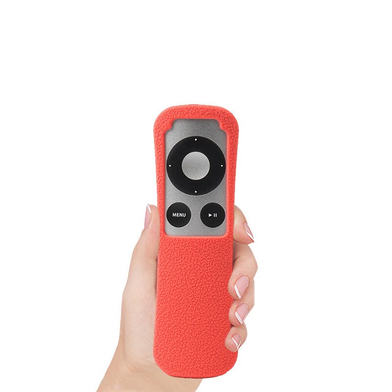 Afstandsbediening Siliconen Cover Case Voor Apple Tv 3 Remote Case Stofdicht Case Voor Apple Tv 2Gen Afstandsbediening Geval (Rood)