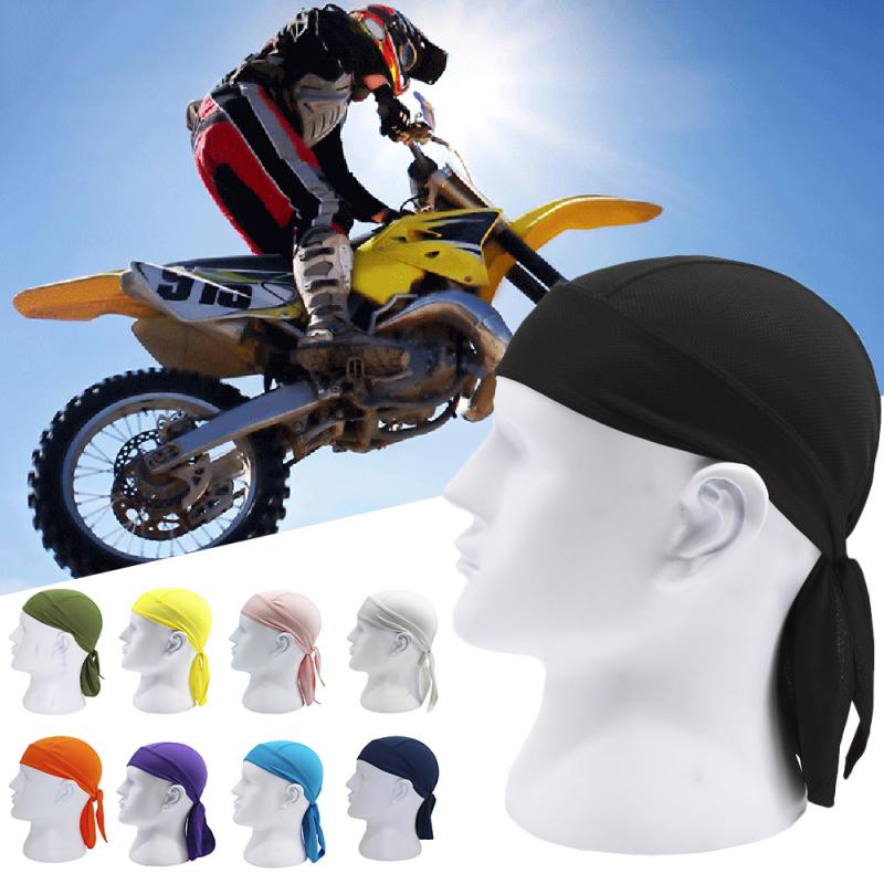 Outdoor Quick Dry czysta czapka kolarska szalik na głowę chustka na głowę z pałąkiem na głowę letni mężczyzna Running Riding Bandana Ciclismo czapka piracka kaptur