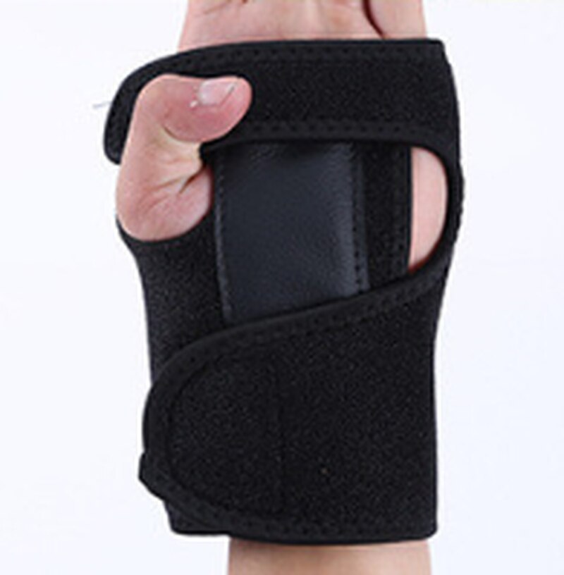 HandBrace Wrist Support Finger Splint Carpal Bandage Steel Plate Adjustable Brace Sports Wristband Steel Hand Palm Rest
