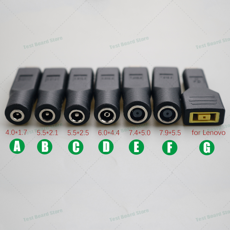 1Pcs PD Adapter USB C Type C Male To 4.0*1.7 5.5*2.1 5.5*2.5 7.4*5.0 7.9*5.5mm Female Plug Converter DC Power Jack Connector