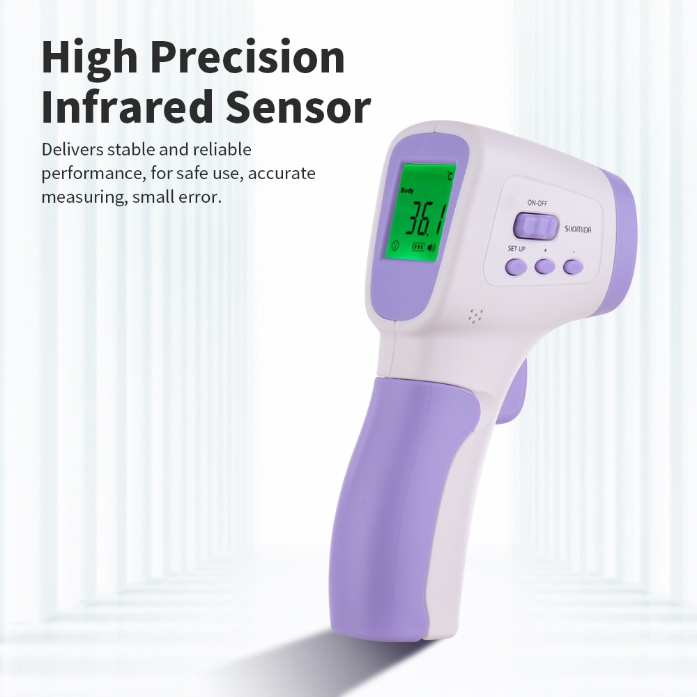 10 Style Non-contact Digital Infrared Forehead Thermometer Electronic Fever Temperature gun Meter Measurement IR Thermometer