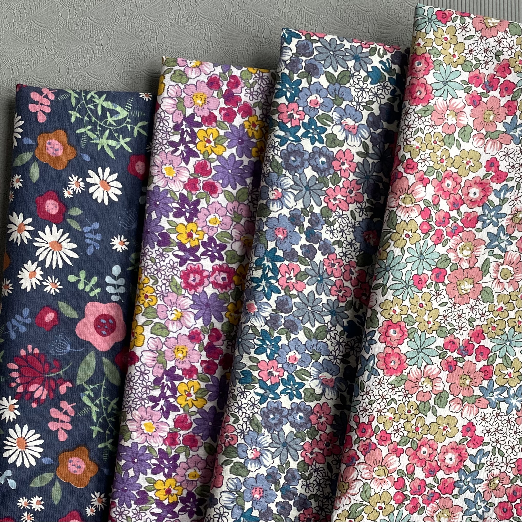 145x50cm Floral 100% algodón 40S como tela de la libertad Impresión Digital para coser vestidos de tela falda niños hecho a mano