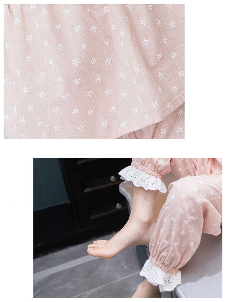 Kinderpyjama's herfst meisjes nachtkleding babykleding kindernachtkleding t-shirt + broek katoenen huiskleding vaderschapspyjama's 2- delige sets