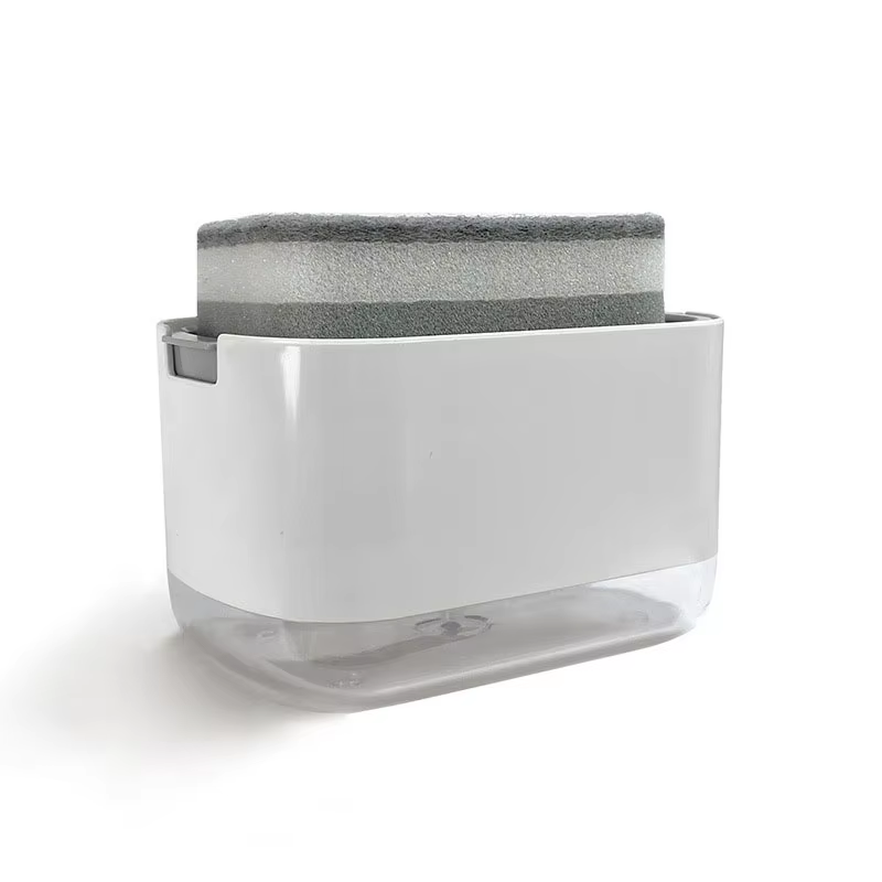 Keittiön pesuaine saippua-annostelija käsien desinfiointiaine annostelija suuri kapasiteetti keittiötarvikkeet pesuallas astianpesu vaahto teline koti