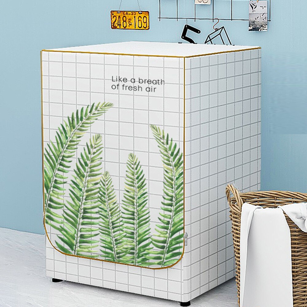 Volledig Automatische Roller Wasmachine Zonnebrandcrème Wasmachine Waterdichte Cover Droger Polyester Silver Stofdicht Wasmachine Cover: C / M