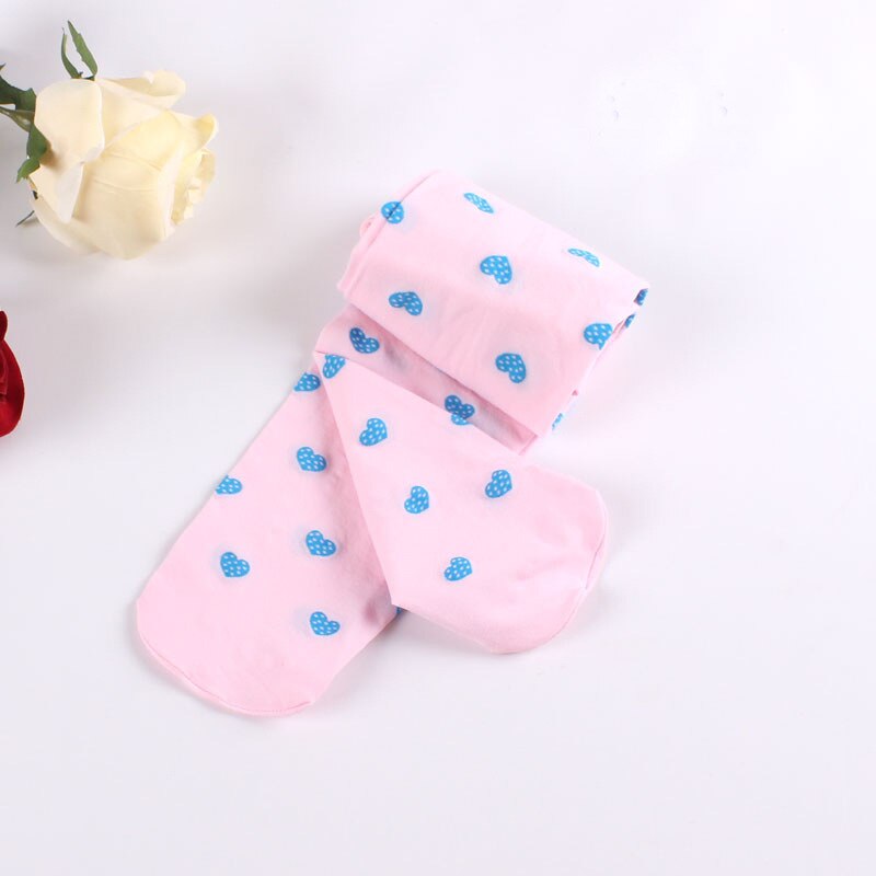 Lote de 10 pantimedias de primavera Color caramelo para niños medias de baile ballet para niñas medias de terciopelo Blanco sólido pantimedias para niños: pink