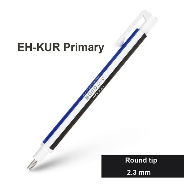 Gomme à effacer de peinture douce hetrône plat/pointe en caoutchouc Super Fine Type de stylo gomme à crayon de haute précision professionnelle pour Manga Highligh: 4