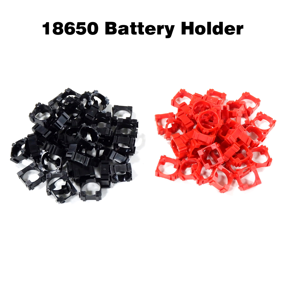 18650 battery holder bracket Cylindrical battery holder 18650 li-ion cell holder Safety anti vibration 18650 plastic case box