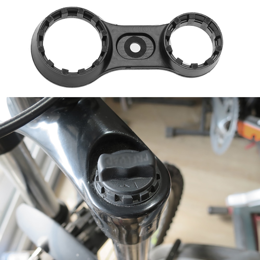 1 stk cykelnøgle gaffelnøgle reparationsværktøjer mountainbike dele gaffelnøgle til sr suntour xct / xcm / xcr
