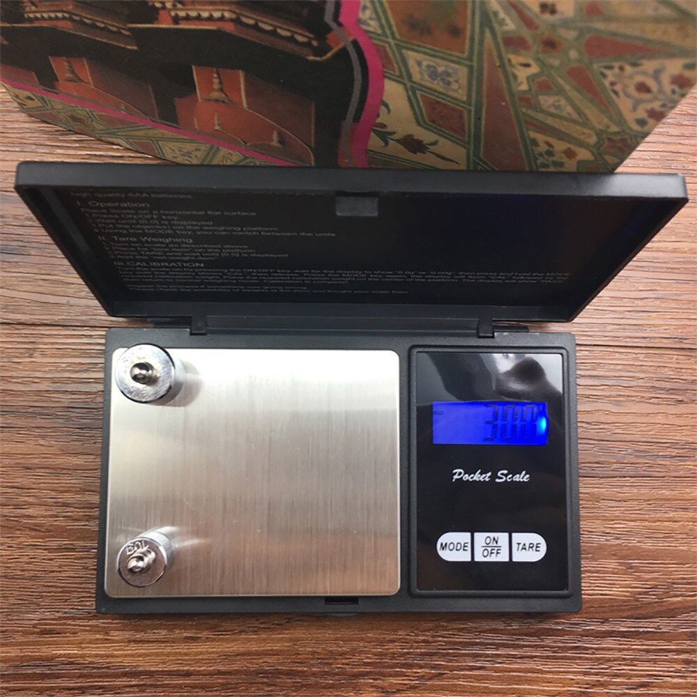 500 g x 0.01 g high-precision digital kitchen scales jewelry gold Balance Weight gram LCD pocket scales electronic scales