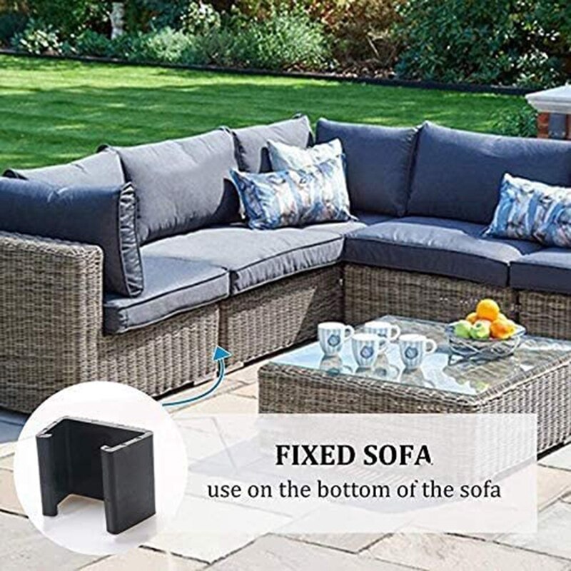 10 Pc Outdoor Tuin Rotan Rieten Meubels Uitlijning Fastener Sofa Clip Connector Geschikt Voor Rotan Meubels Sofa