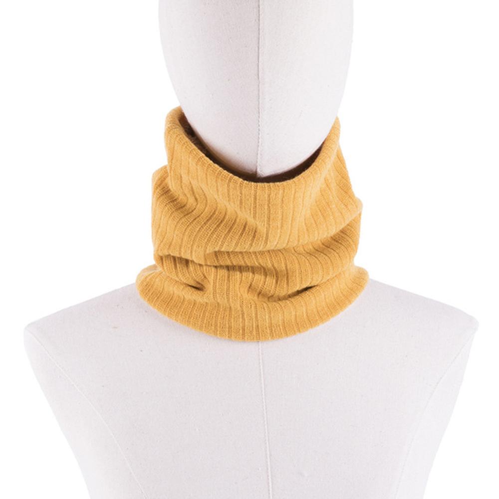 Winter Halswarmer Fleece Sjaal Voor Mannen Vrouwen Gebreide Masker Hals Cover Buis Hoofd Sjaal Voor Fietsen Skiën Wandelen: yellow