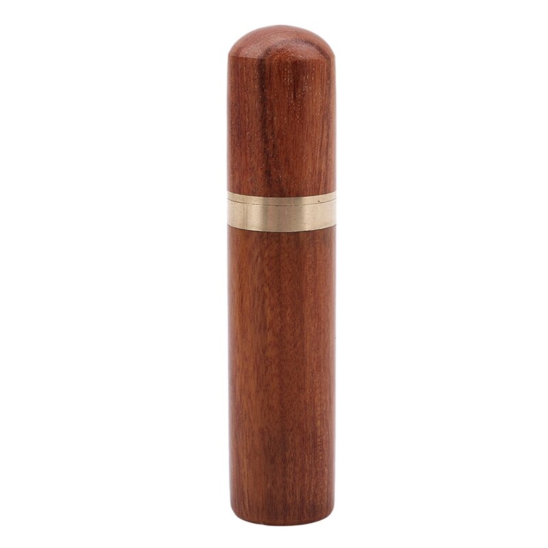 Multifunktion palisander træ tandstikker holder boks nåle boks spand etui vandreture bærbart håndværk håndlavet indendørs udendørs brug