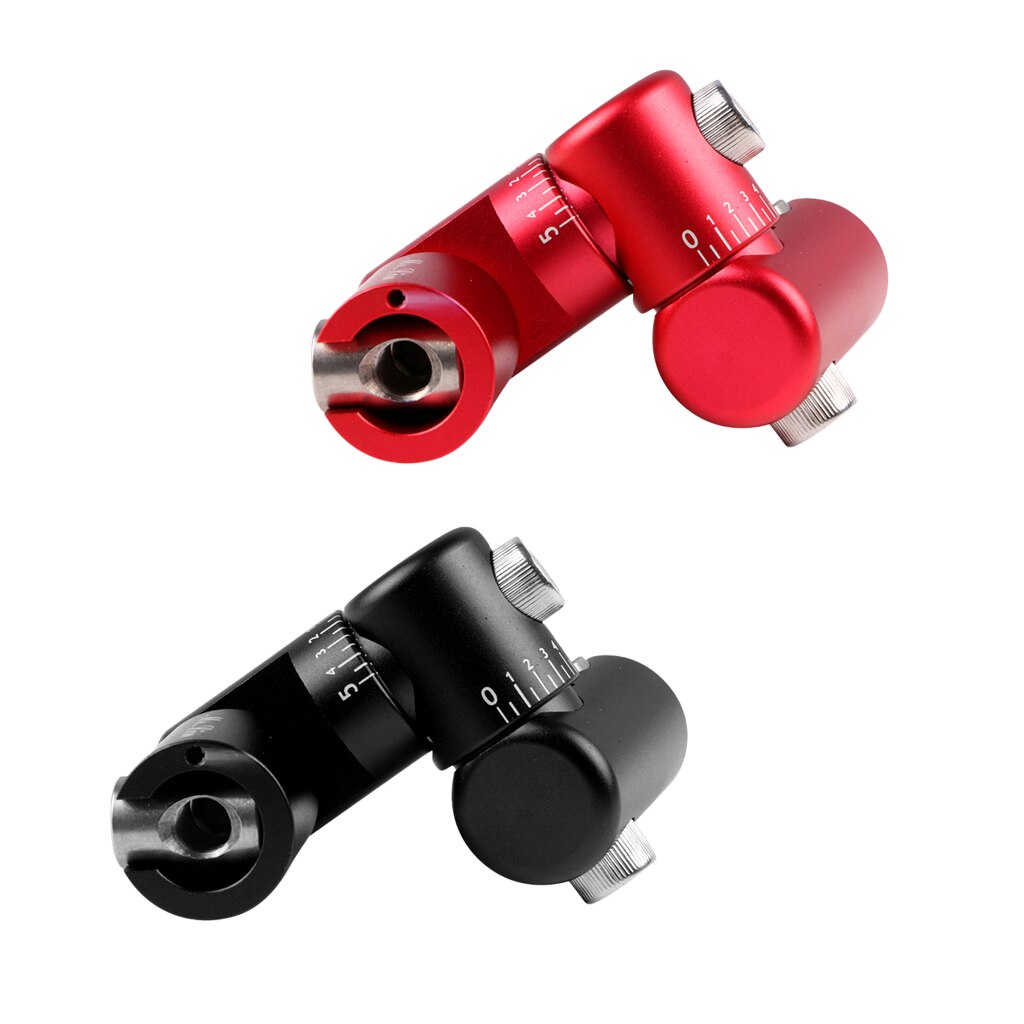 Single Adjustable V-Bar Black/Red - Lightweight Magnalium Alloy