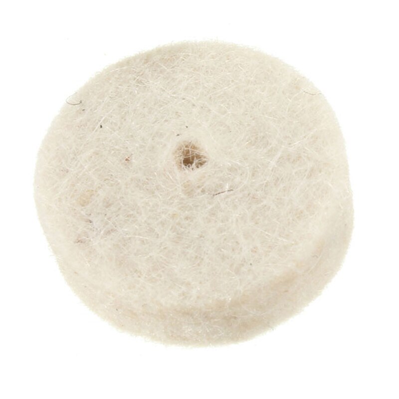33Pcs/Set Soft Felt Polishing Buffing Round Wool Wheel Mop Pad Compound Surface For Dremel Rotary Waxing Polishing Mill Tool