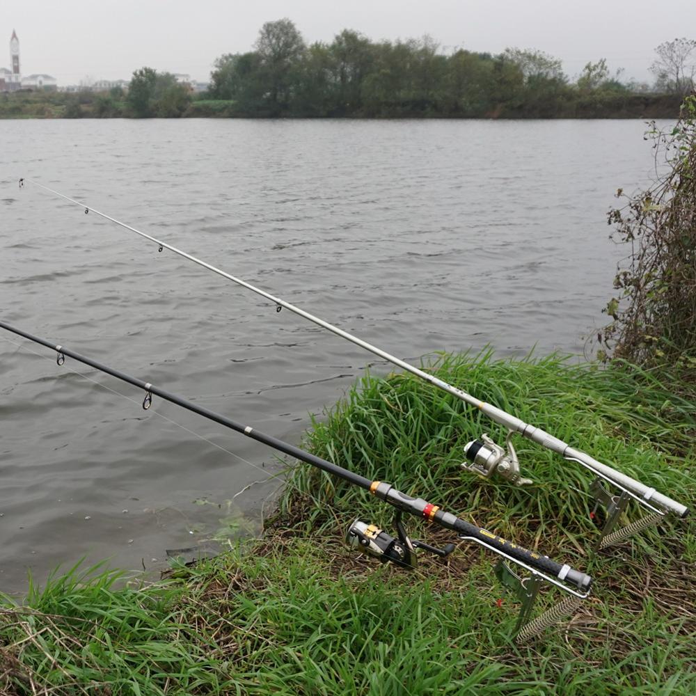 Mini filet de pêche - VVIKIZY - Poteau réglable - Acier inoxydable