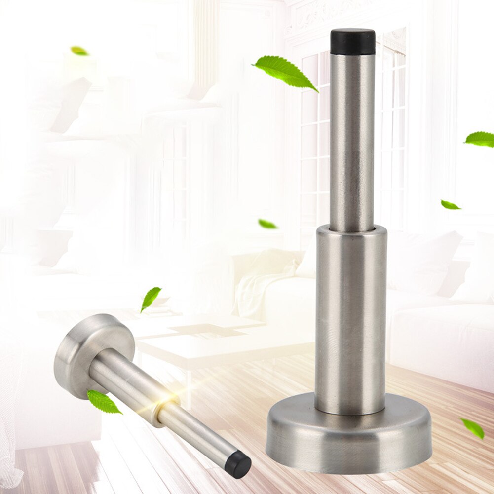 Wall Mounted Bumper Door Stopper Sound Dampening Bedroom Low Noise Stainless Steel Home Universal Protective Hydraulic Buffer