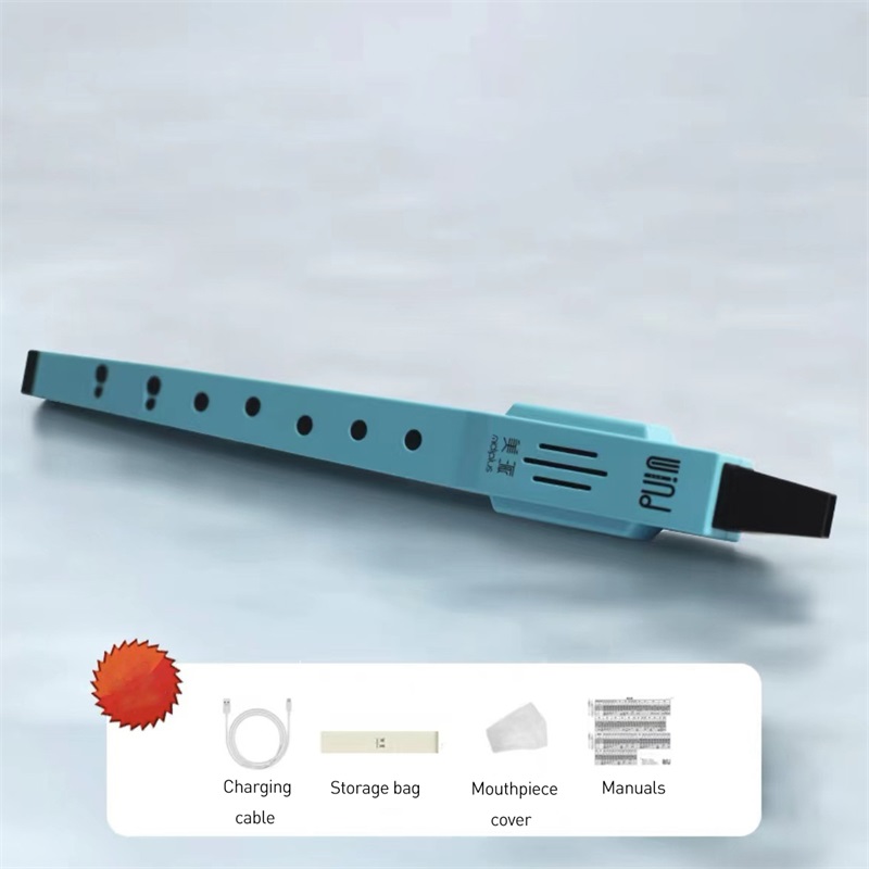 Instrumento de viento de saxofón de bolsillo, Mini instrumento de viento electrónico Digital para imitación de varios sonidos de instrumentos musicales: Caqui oscuro