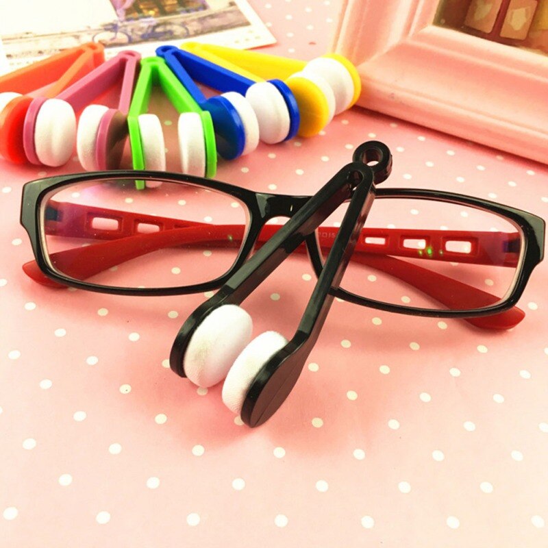 Auto tilbehør mini bærbare briller rengøring gnid mikrofiber renere feje briller rengøringsværktøj briller