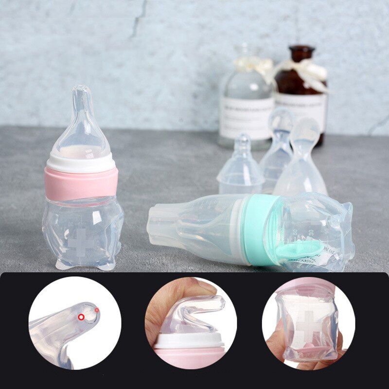 Baby medisin fôring artefakt brystvorte type vann fôring fôr medisin redskap baby vann fôring anti-kvelning silikon