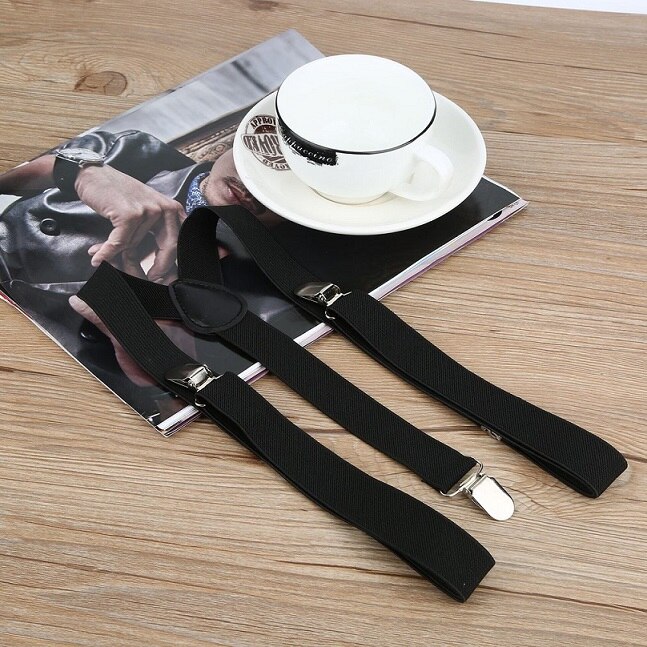 Tirantes ajustables para adulto correas para mujer Y hombre tirantes elásticos con Clip 3 Clip pantalones tirantes correa de boda cinturón de: 1