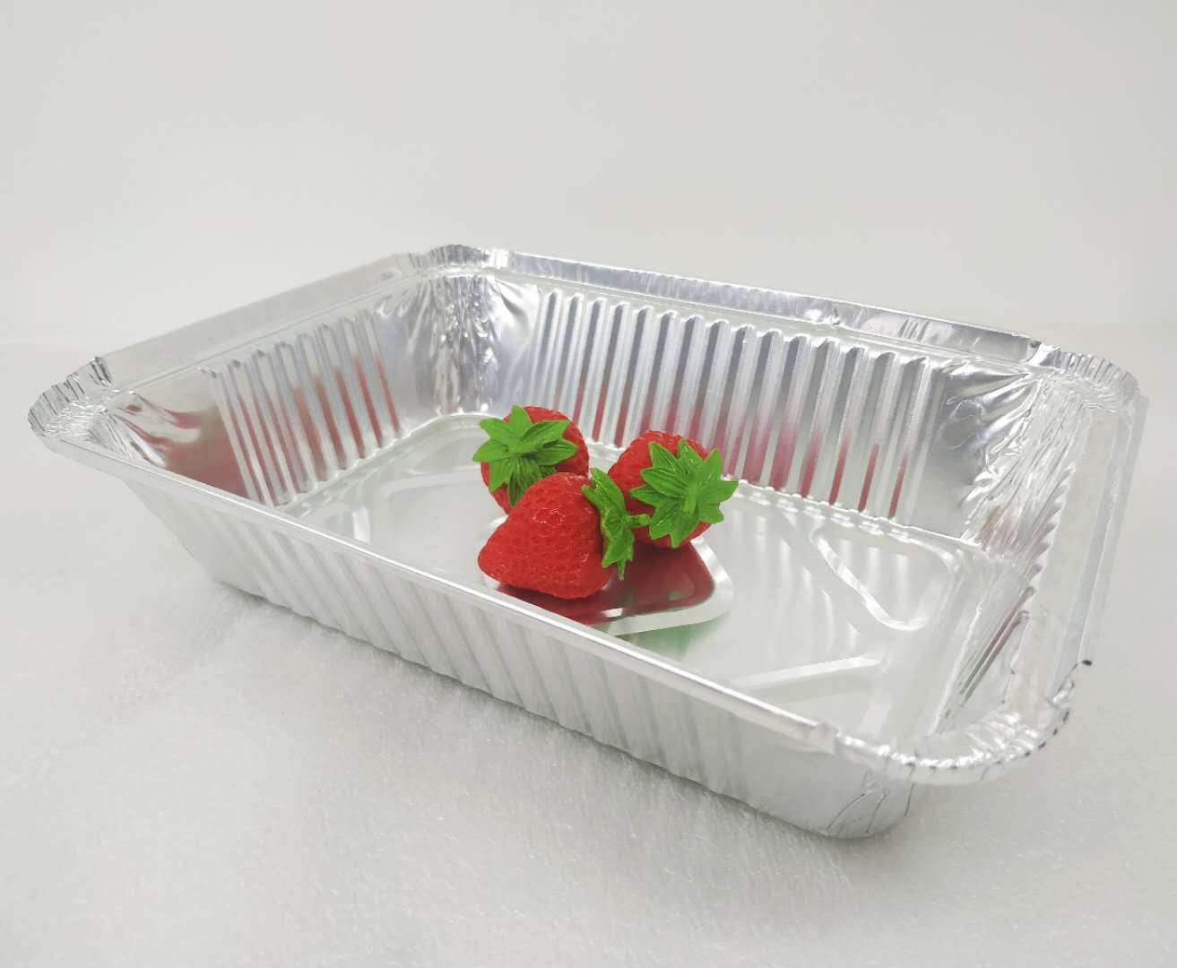 25 Stuks Wegwerp Aluminiumfolie Lunchbox Zonder Deksel Tin Wegwerp Meeneem Verpakt Lunch Box Container: 25pcs 1900ml