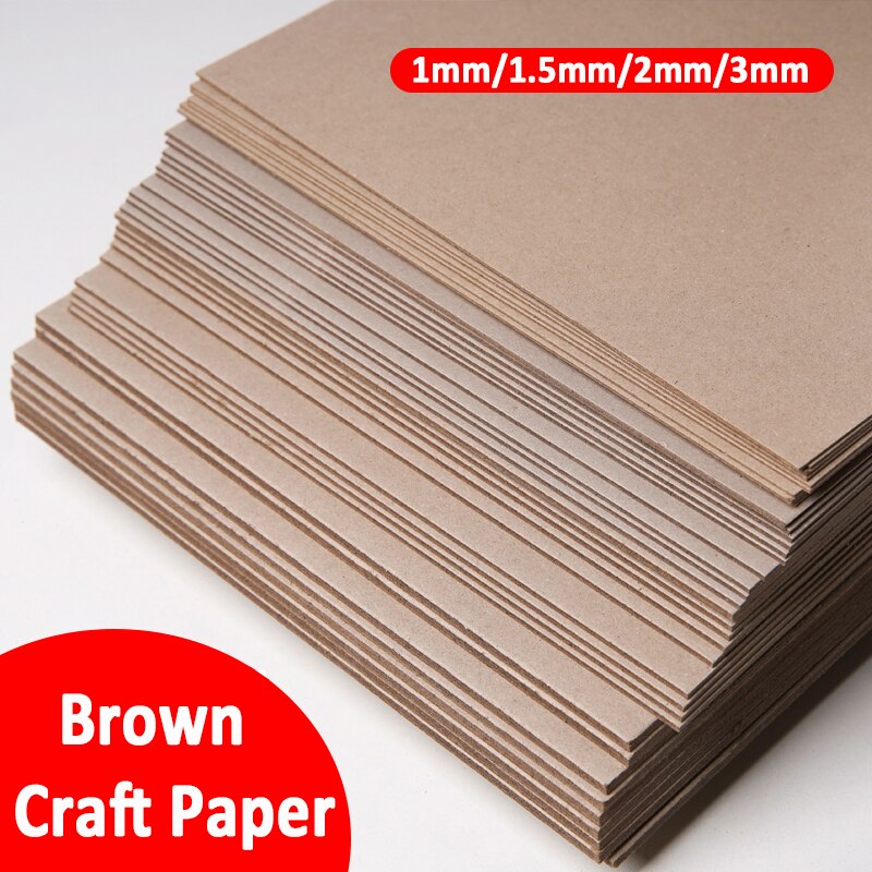 A4 A3 Gray Thicked Kraft Paper DIY Handmake Card Making Craft Paper Thick Paperboard Grey Cardboard 3MM Chipboard Backing Board