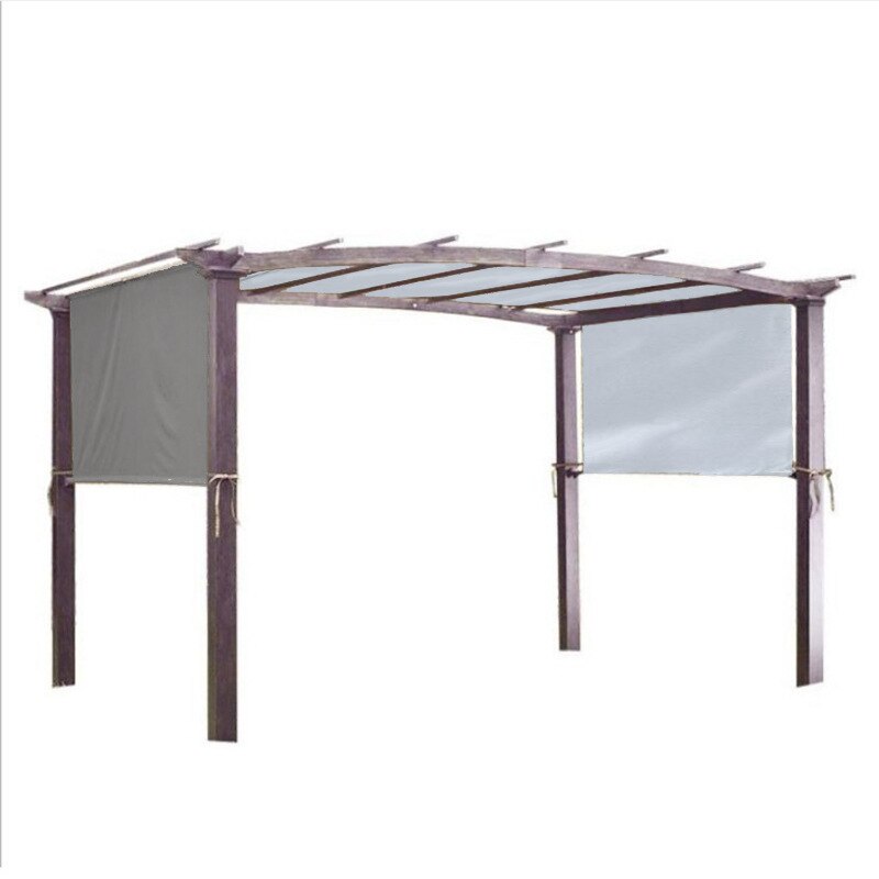 Pergola Replacement Canopy Cover with Fixation Strap Universal Waterproof Canopy Top for Outdoor Home Shade Structure WWO