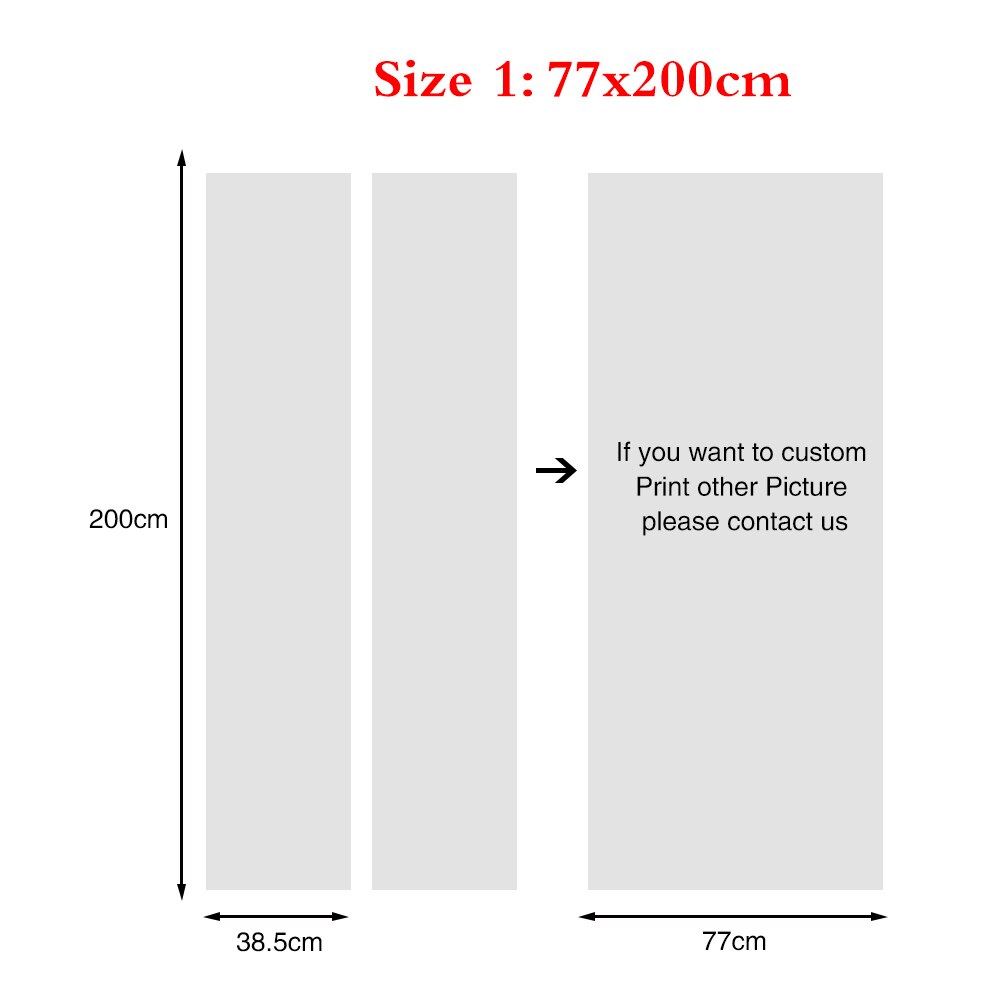 DIY Door Sticker Western Food Photo Mural Wallpaper PVC Self-adhesive Wall Decal For Living Room Kitchen Door Home Decor Poster