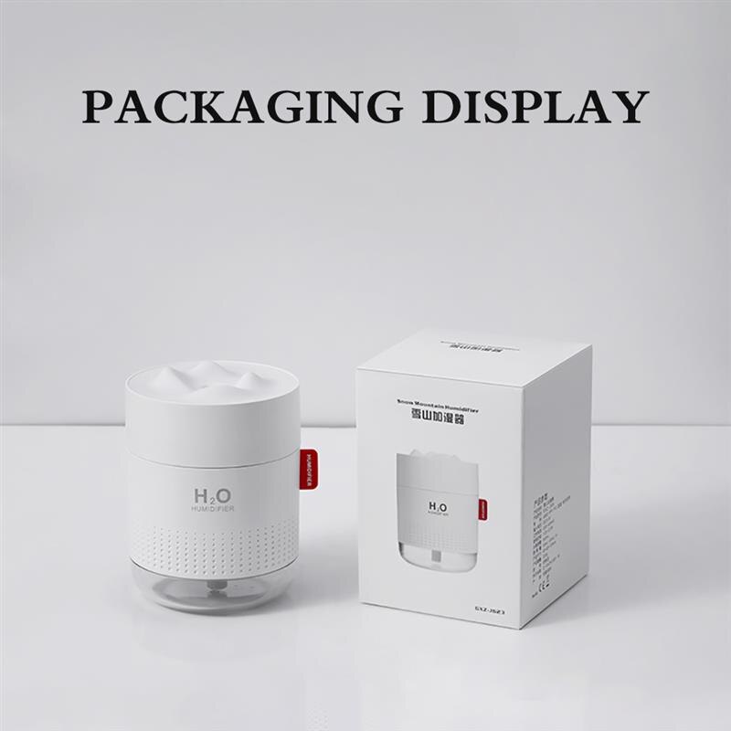 Ultrasonic Humidifier USB Desktop Mini Humidifier Household Atomizer Diffuser Indoor Air Purifier 500ML Safety