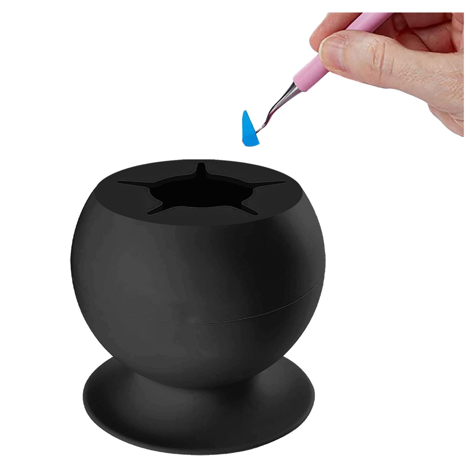 Portable Weeding Waste Collector Vinyl Silicone Suction Cup Weeding Tool Kit Household DIY Handicraft Storage Box Dorpshipping