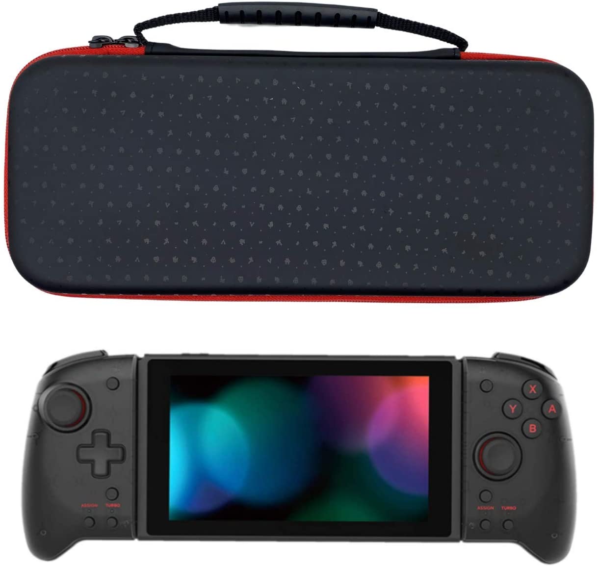 Hülle für nintendo switch pro, aufbewahrungstasche mit hartschalenkabel