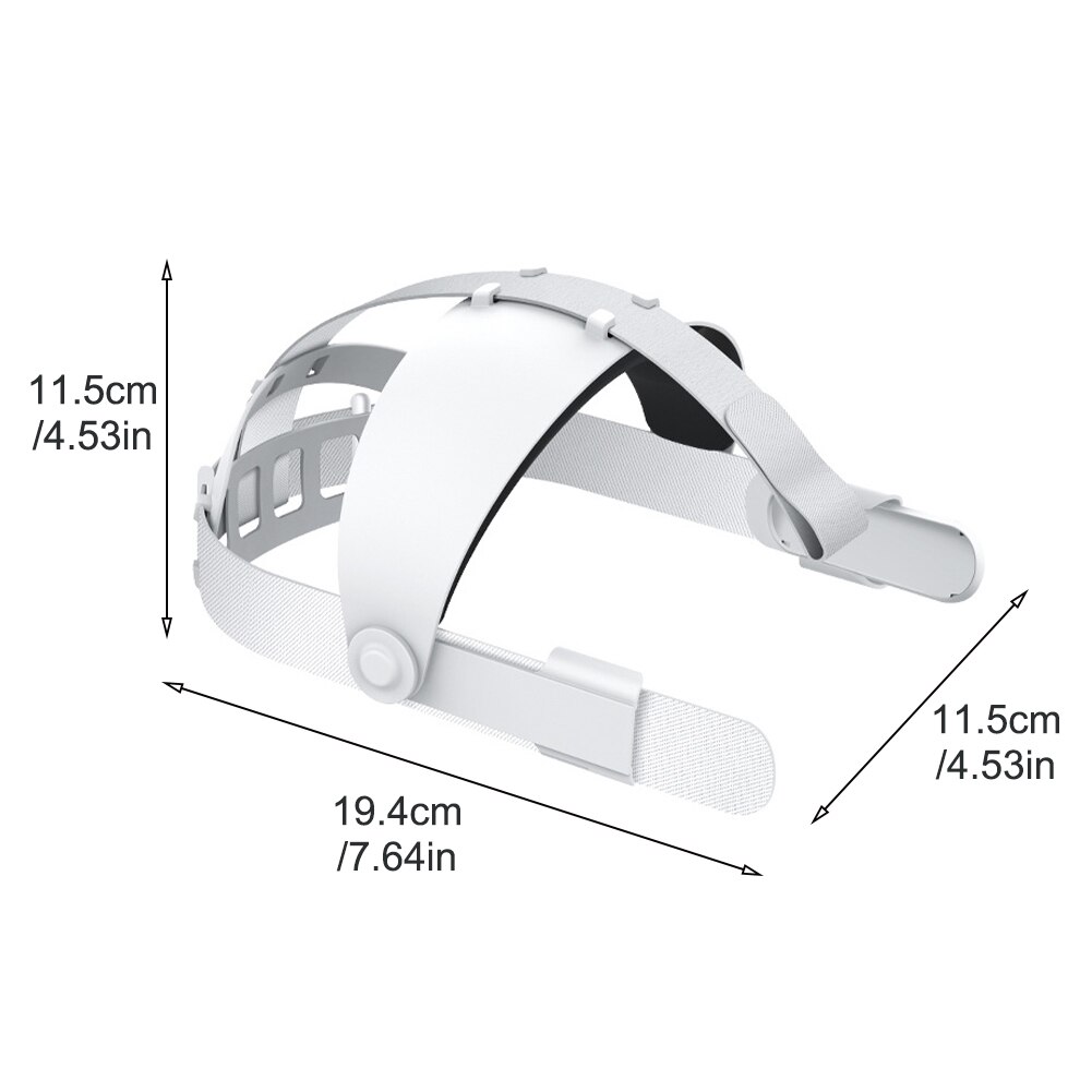 Strapazierfähiges kopfband, komfortables vr-zubehör, verstellbar, leicht zu reinigen, gaming-zubehör mit polsterung, passend für oculus quest 2