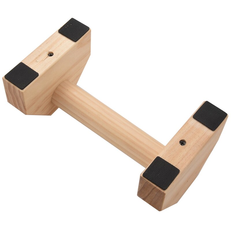 Fitness Push-Ups Gymnasium Exercise Training Chest H-Shaped Wooden Calisthenics Handstand Parallel Rod Double Rod