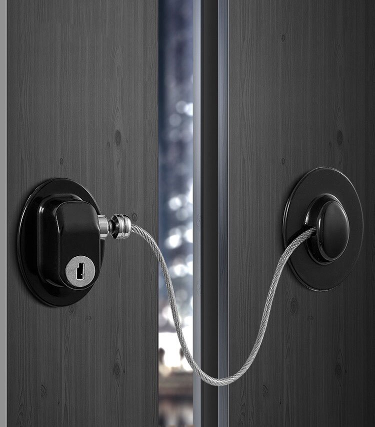 Baby Safety Window Lock Protection Form Children Bebe Security Children’s Lockers Cabinet Windows Limiter Stopper Locks for Kids