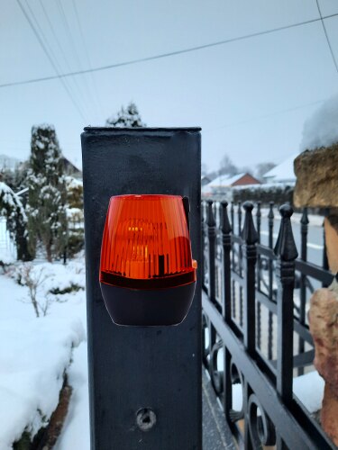 Universal Automatic Gate Opener Strobe Flash Lamp Alarm Wall Mount 12v 24V 230VAC