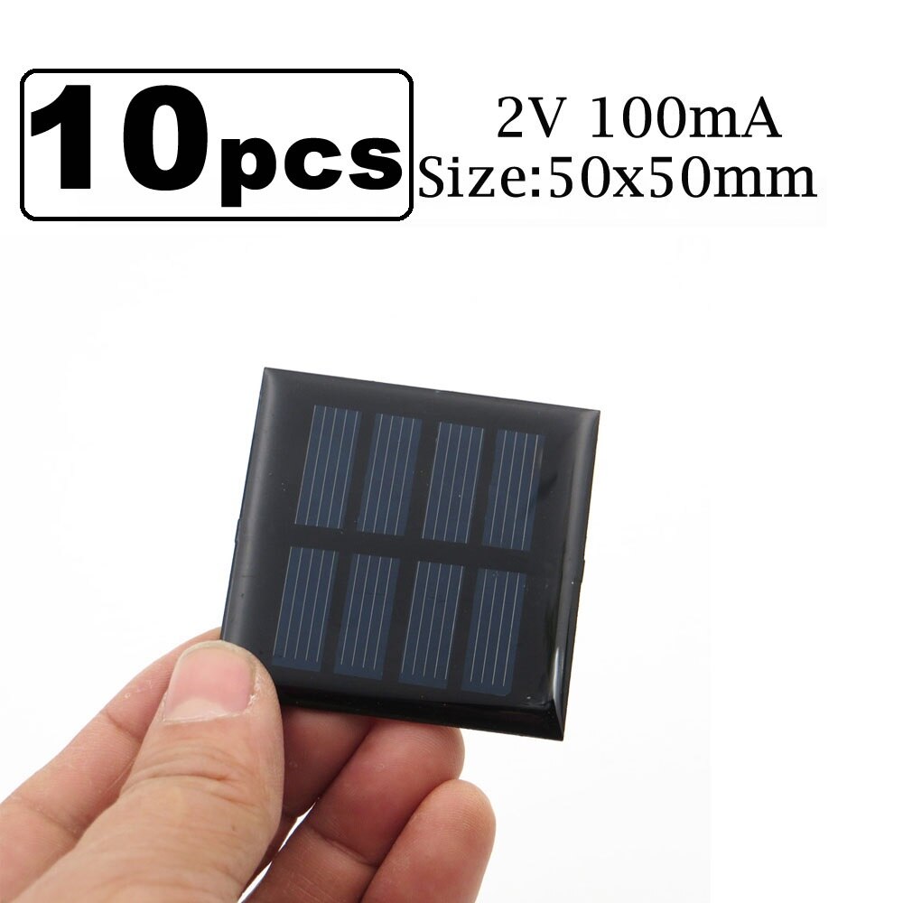 Lot De 5 Mini Panneaux Solaires 2,5V 100mA Uxcell - Idéal Pour Projets DIY