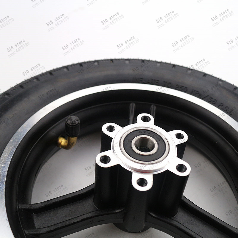 10x2.50 tire and aluminum alloy wheel hub with brake discs for electric scooter balancing car