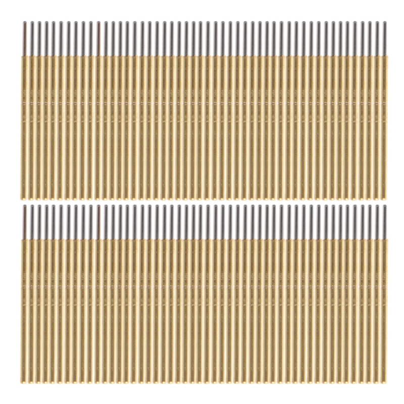 100Pcs/Pack P50-J1 Spring Test Probe Round Head Pin Dia 0.68mm L16mm for PCB Testing