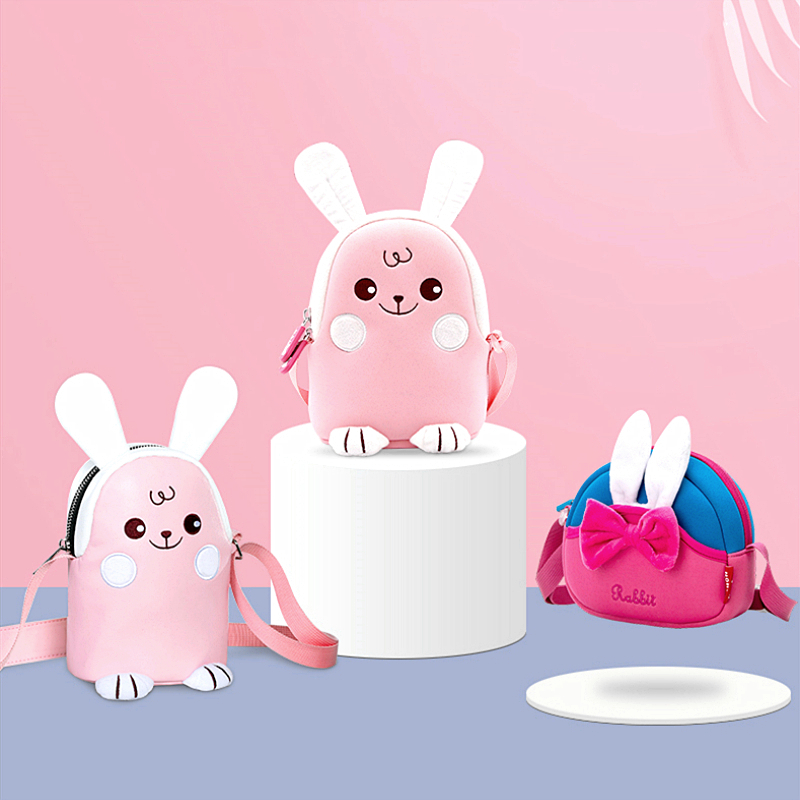 NOHOO enfants sac à bandoulière Mini lapin oreille bandoulière mignon sacs de messager Simple petit porte-monnaie mignon princesse sacs à main